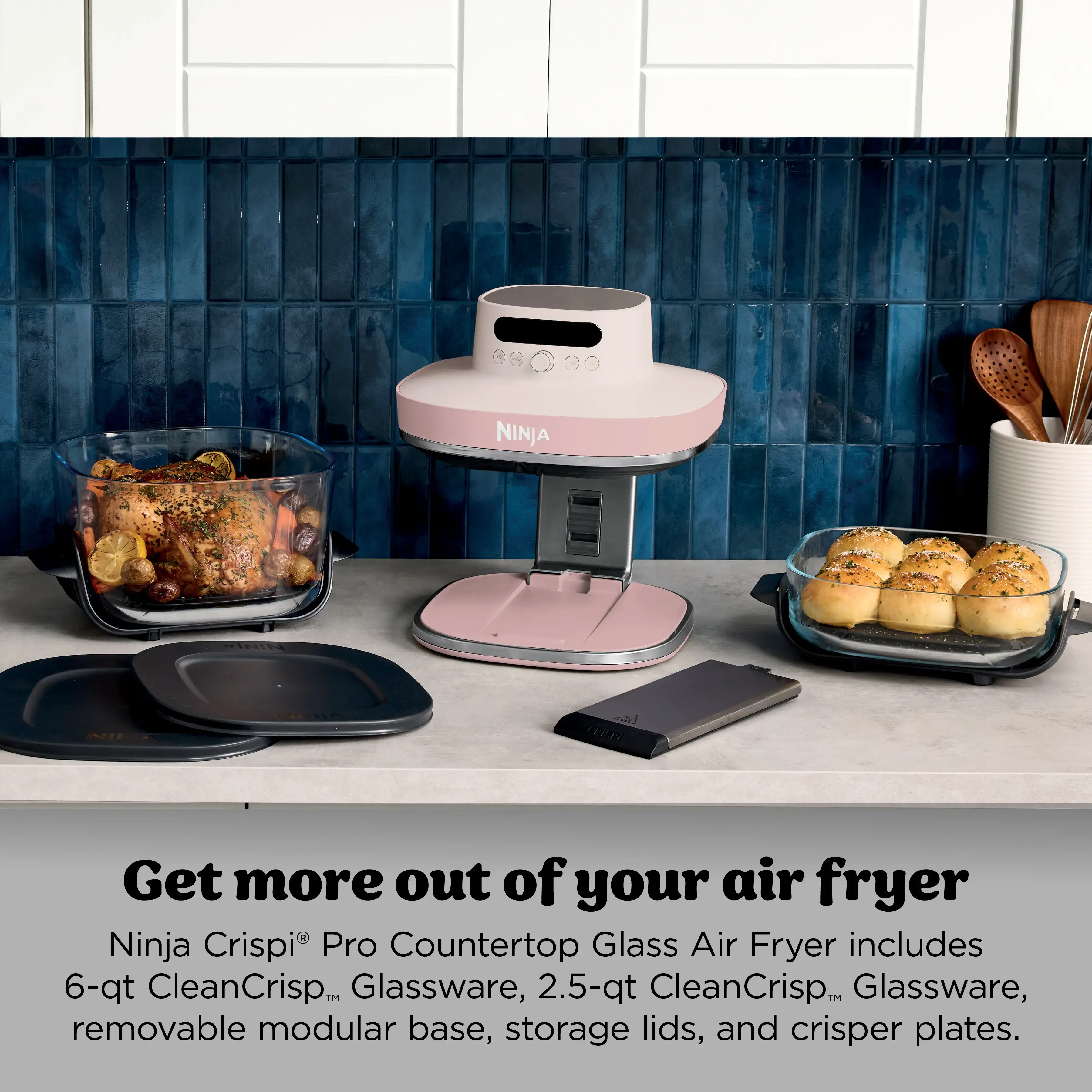 6-in-1 Glass Countertop Air Fryer