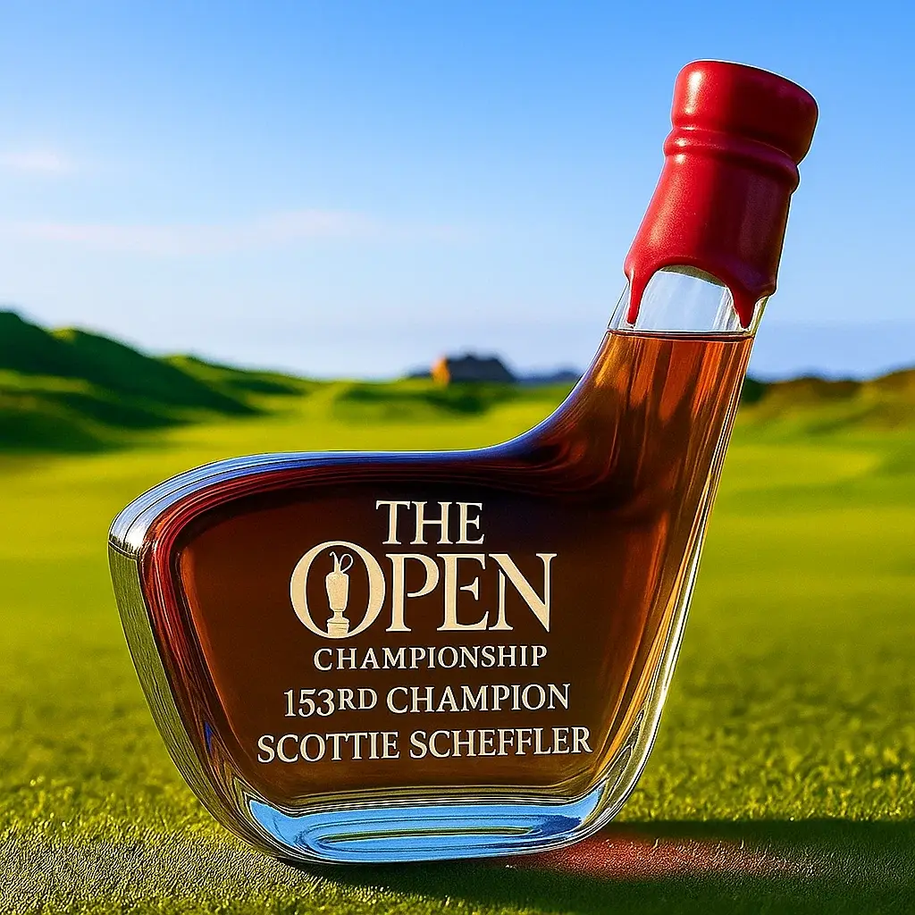 153rd The Open Championship Champion Whisky Bottle