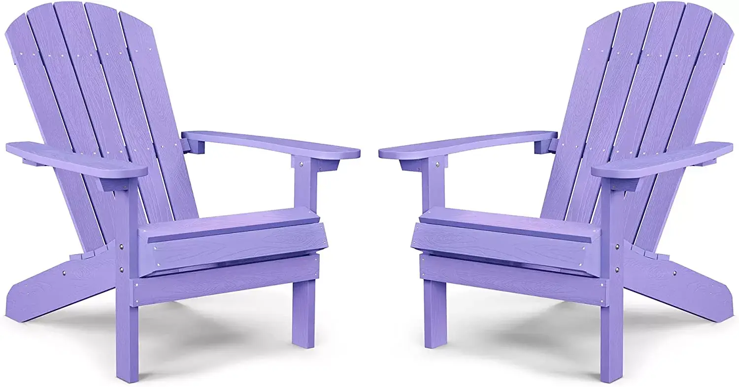 Adirondack Chair ,Patio Chairs 5 Steps Easy Installation,Widely Used in Outdoor, Fire Pit, Deck, Outside, Garden, Campfire Chairs