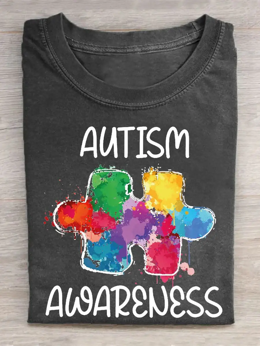 Autism Art Print T-Shirt