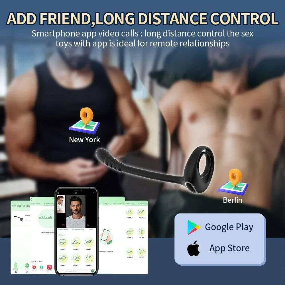 PASSION PULSE App Wireless, 10 Modes - Male Prostate Vibrator