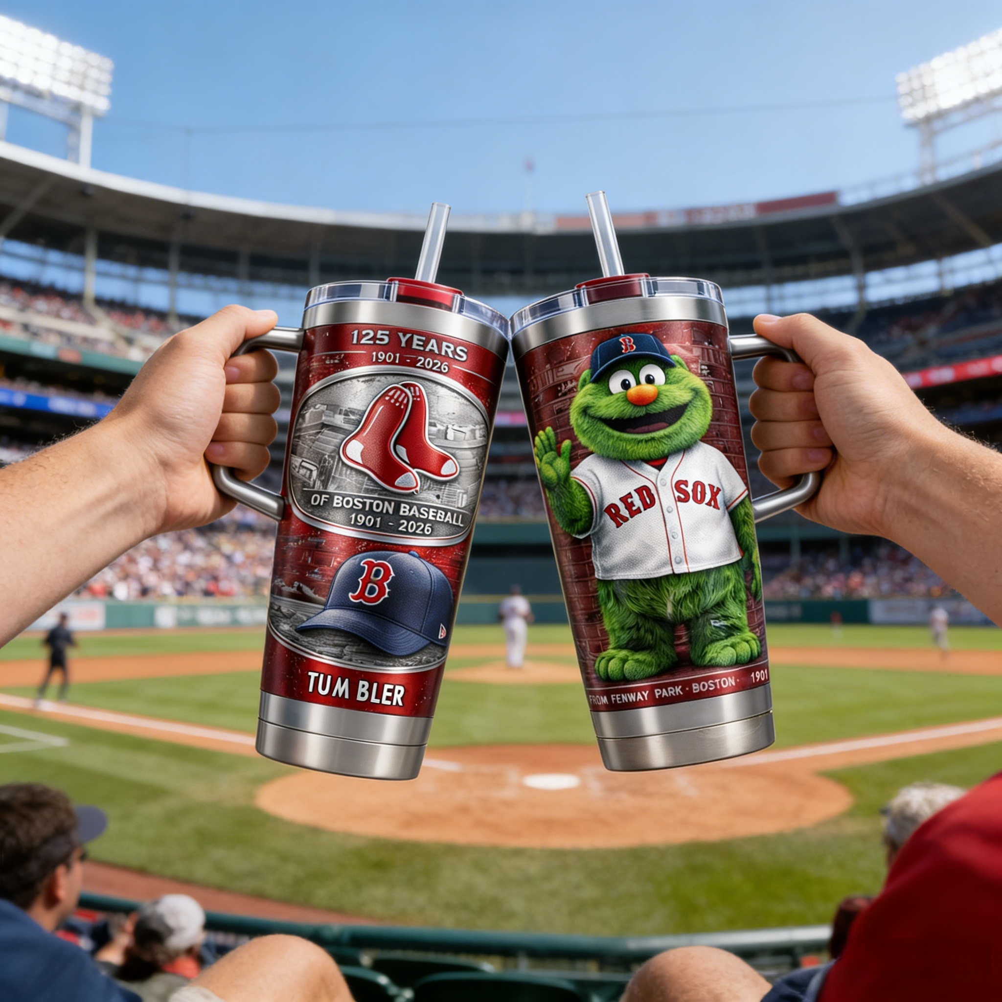 ⚾ BOSTON RED SOX 125TH ANNIVERSARY LIMITED EDITION TUMBLER