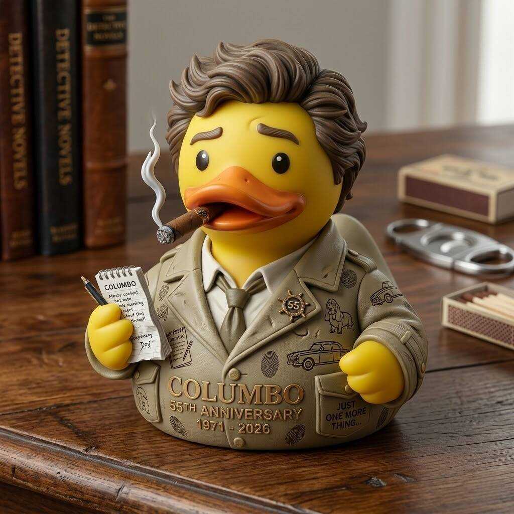 Columbo 55th Anniversary Commemorative Duck