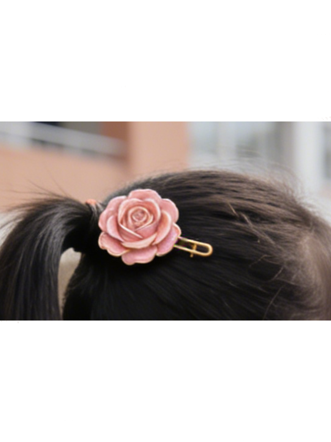 Cute Pink Alloy Rose A Pair Hairpin