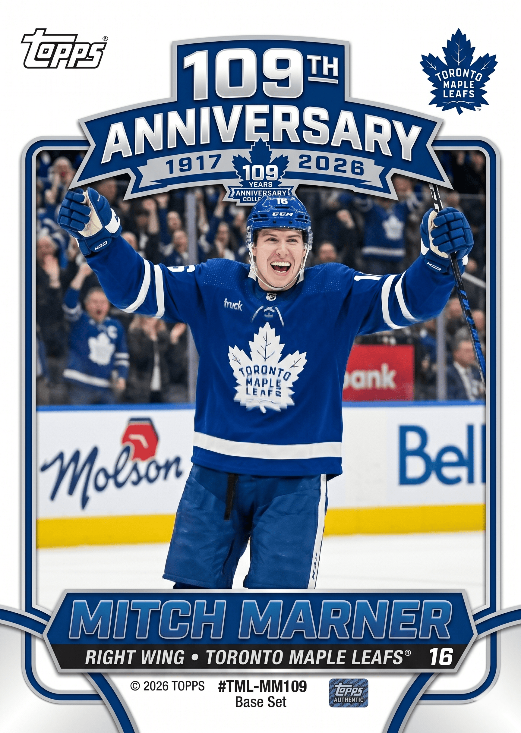 2026 Toronto Maple Leafs 109th Anniversary Hobby Box