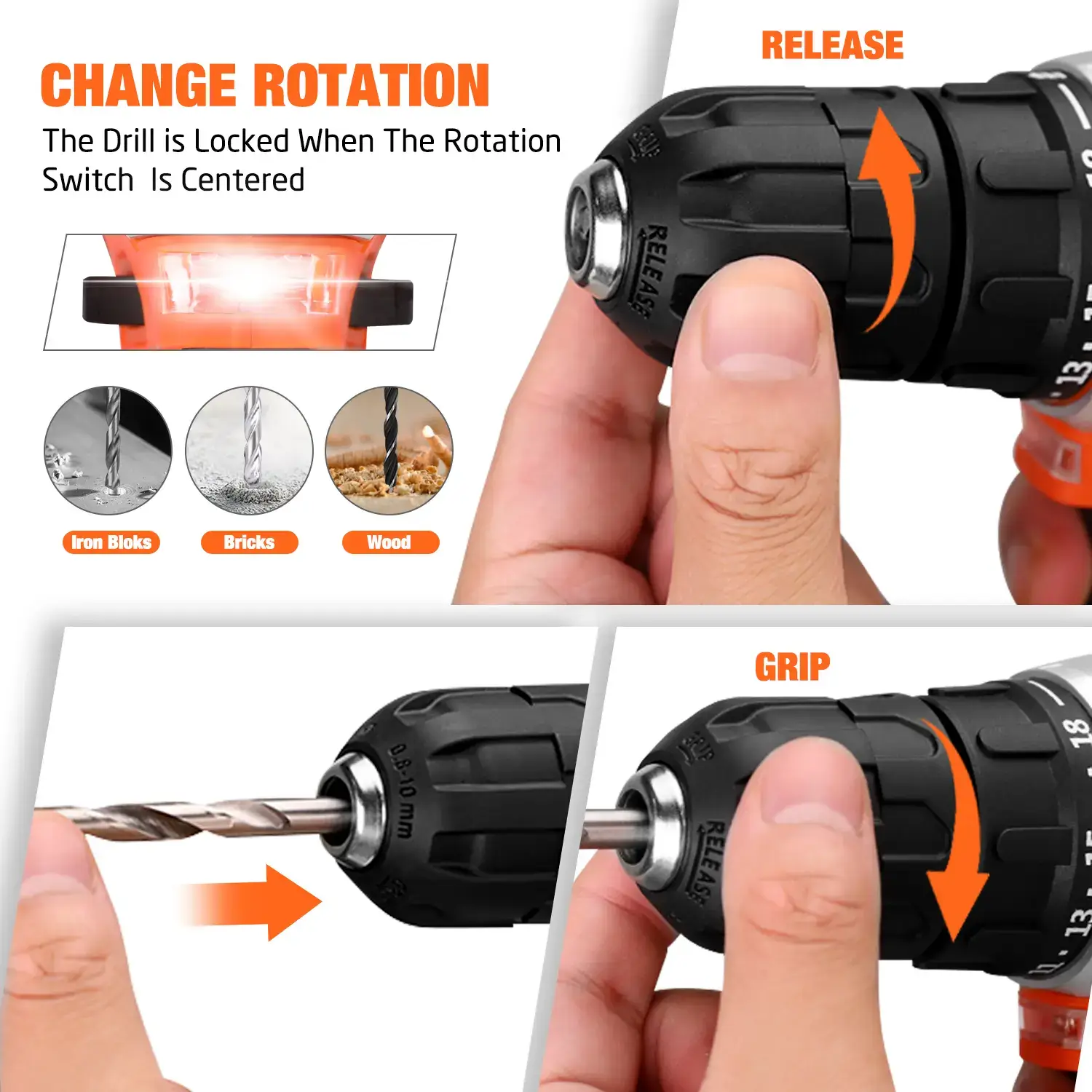 255-Piece Tool Set - Tool Kit with 12V Cordless Drill Driver, Toolbox Storage Case with Drawer, General Household Drill Set for DIY Projects, Home Repairs, Handyman