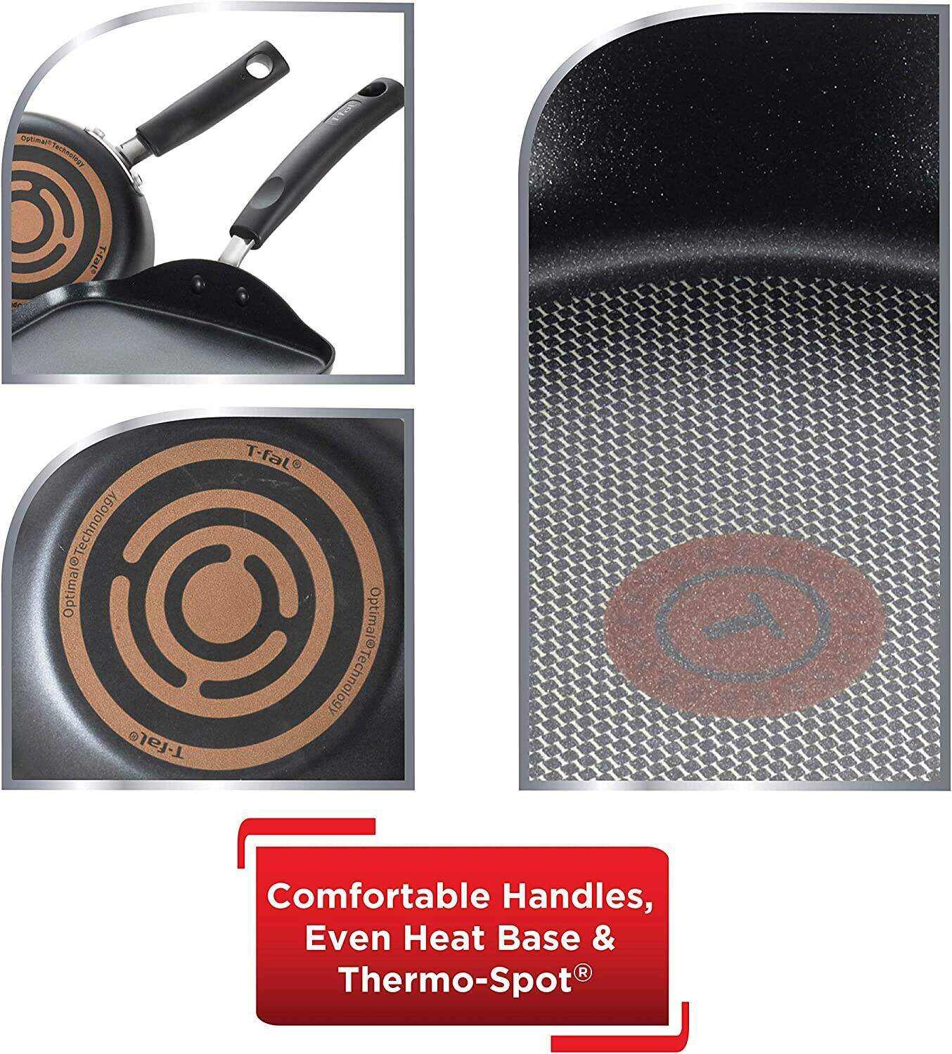 Nonstick Dishwasher Safe Cookware Set, Pots and Pans Set, 12-Piece