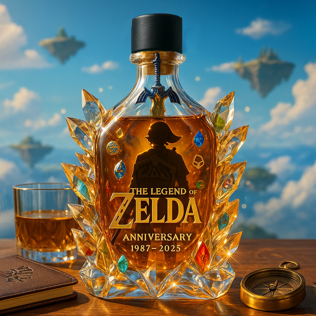 The Legend of Zelda–38Anniversary Whisky Bottle