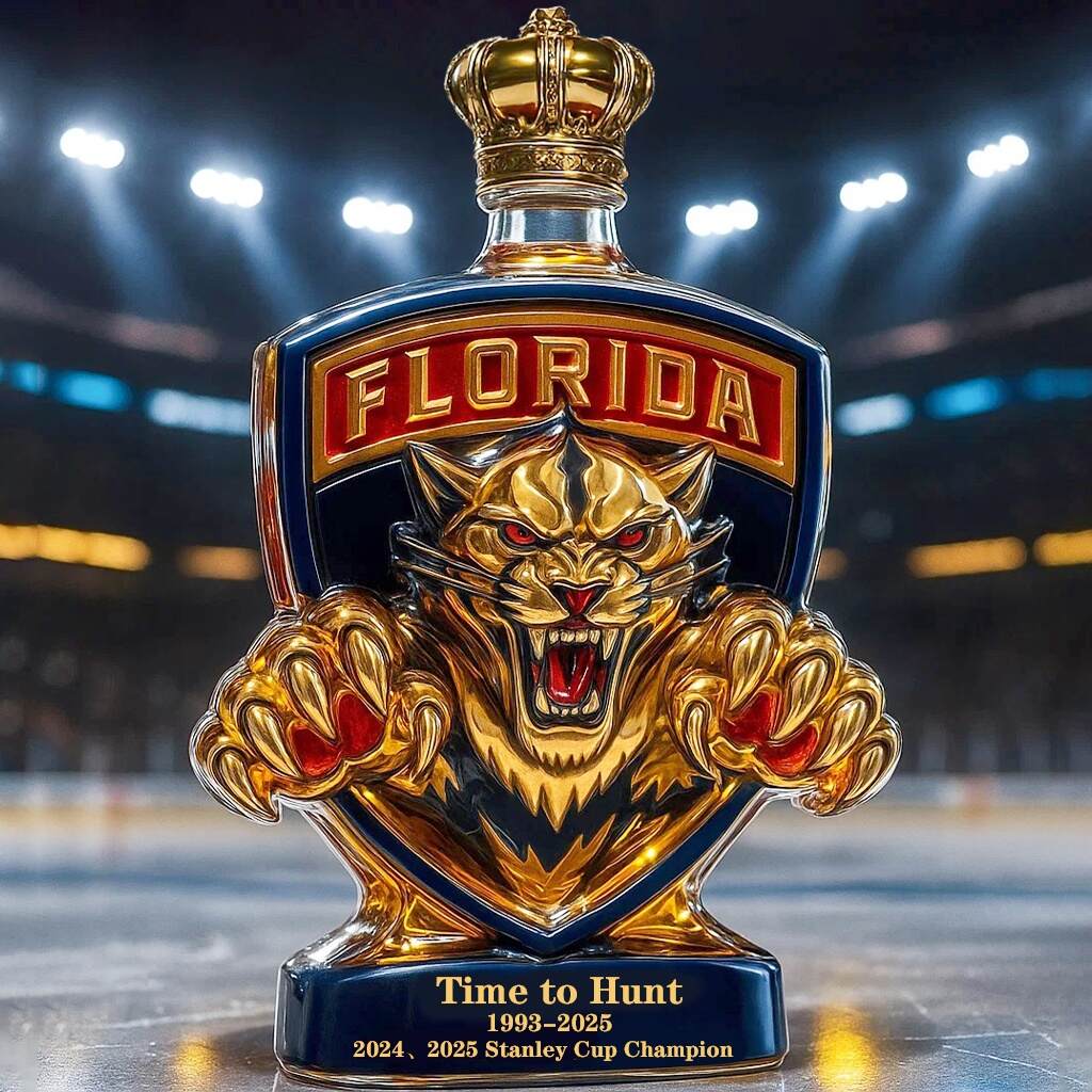 Florida Panthers Commemorative Edition Whisky Bottle