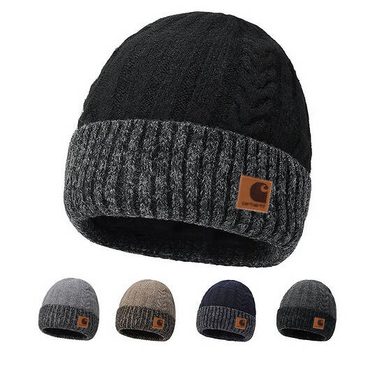 Unisex Winter Cable Knit Beanie Hat Stylish And Warm Headwear