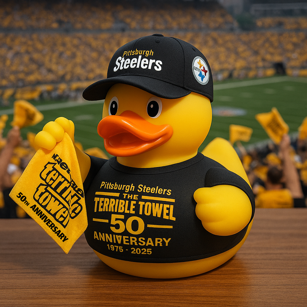 Pittsburgh Steelers – “Terrible Towel” 50 Anniversary Duck