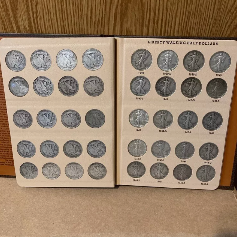 🔥【Complete Set】1916-1947 Walking Liberty Half Dollar Set - 20PC💰 Free Shipping & Quality Assurance
