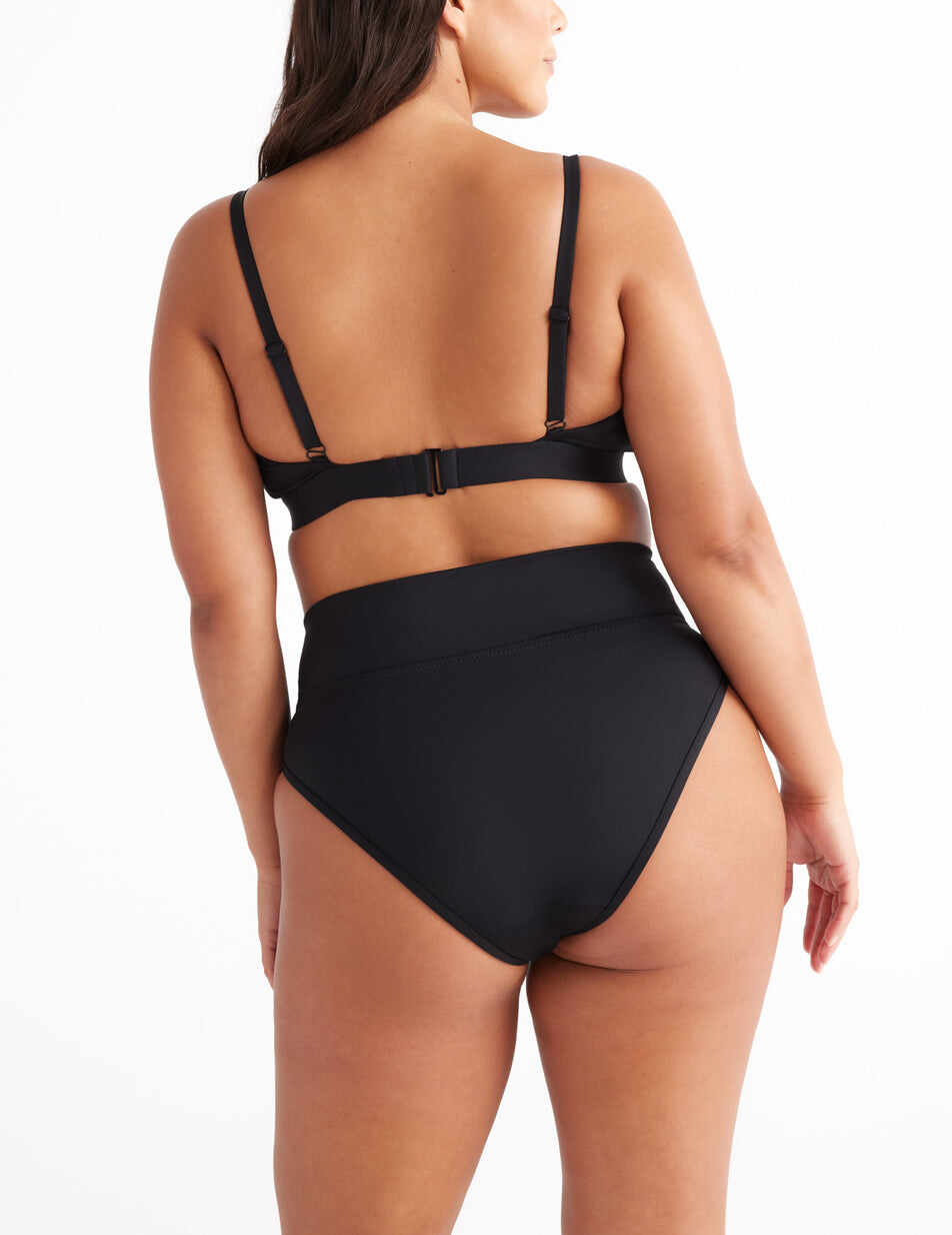 Leakproof Sculpt High Rise High Cut Swim Bottom