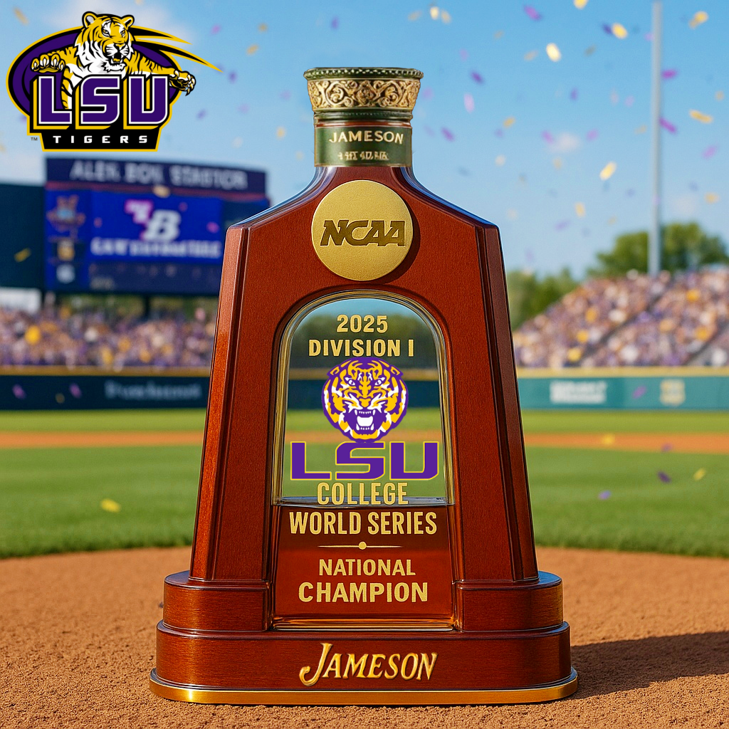 LSU 2025 NCAA Championship Commemorative Bottle