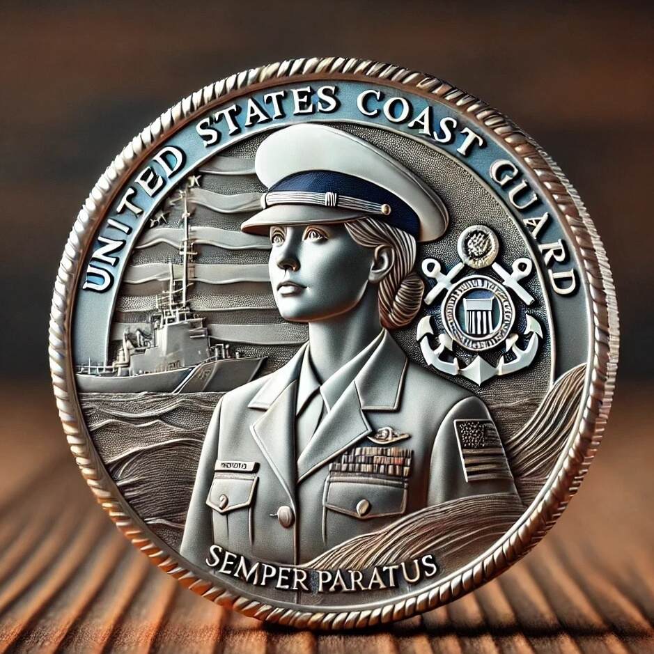 Military Female Commemorative Coin