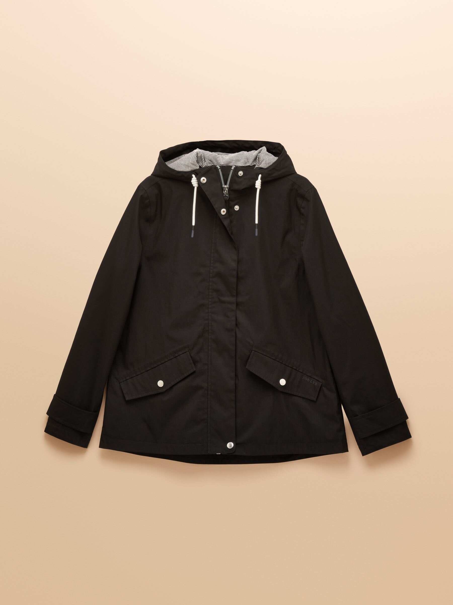 Waterproof Navy Raincoat with Hood