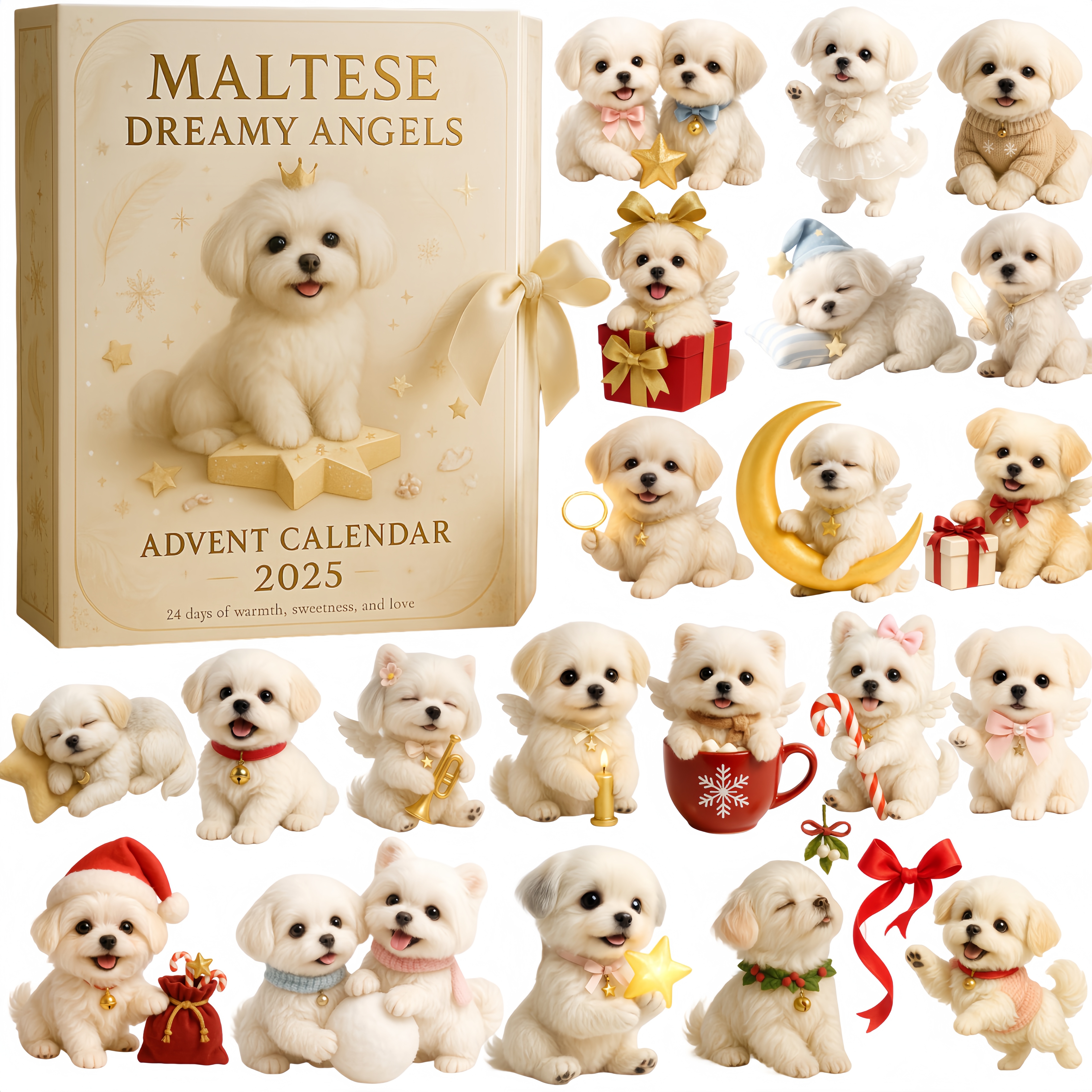 Maltese Dreamy Angels Advent Calendar 2025