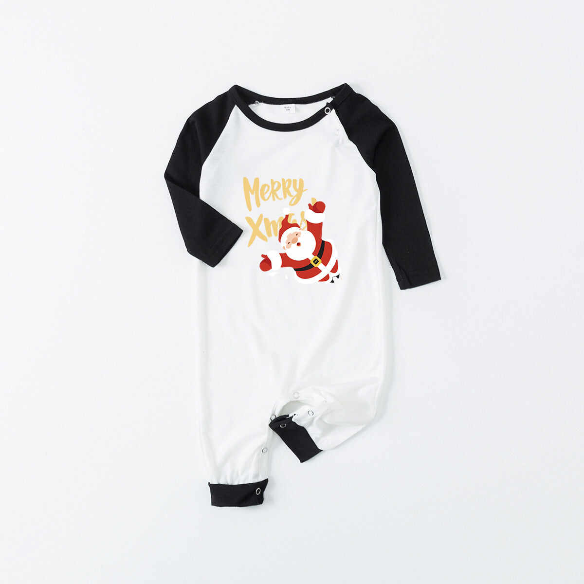 Family Parent-Child Merry Christmas Santa Patterned Pajamas Sets
