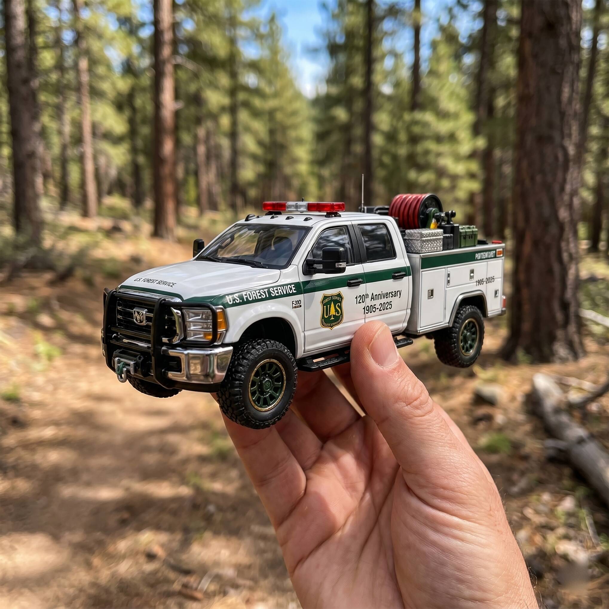 Hot Wheels USFS 120th Anniversary Forestry Patrol Truck