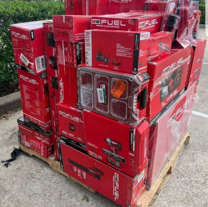 🎁2024 NEW Customer Returns Tool Pallets Online⭐Buy 7 FOOT TALL “MONSTER” PALLETS Online
