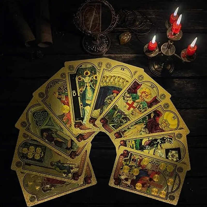 TarotCards – Mystiske gylne tarotkort