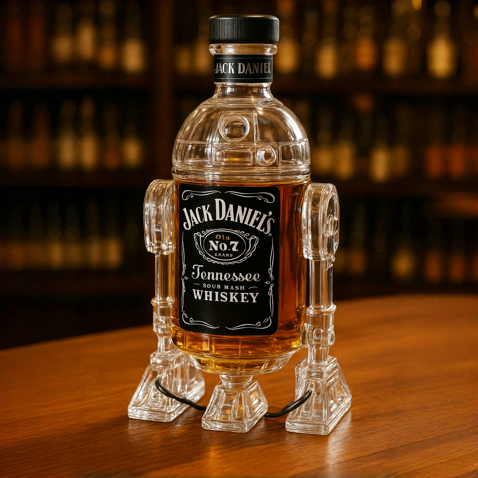R2-D2 Whiskey Bottle