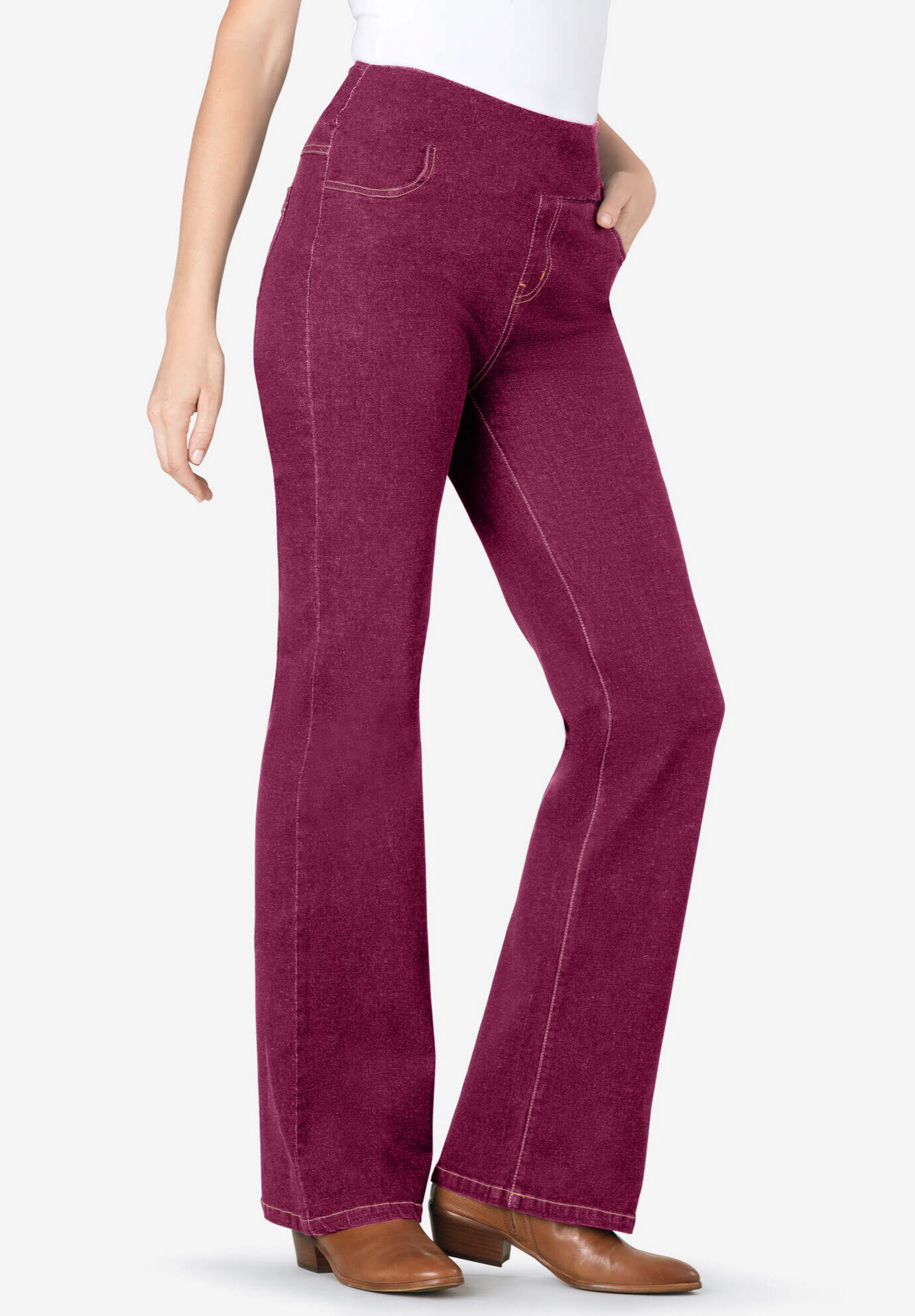Flex-Fit Pull-On Bootcut Jean
