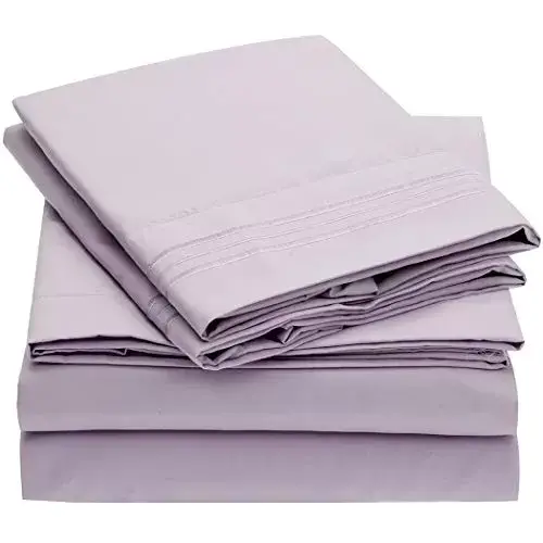 Brushed Microfiber Hypoallergenic 4 pcs Bedsheet Set