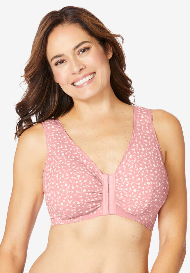 Meryl Cotton Front-Close Wireless Bra