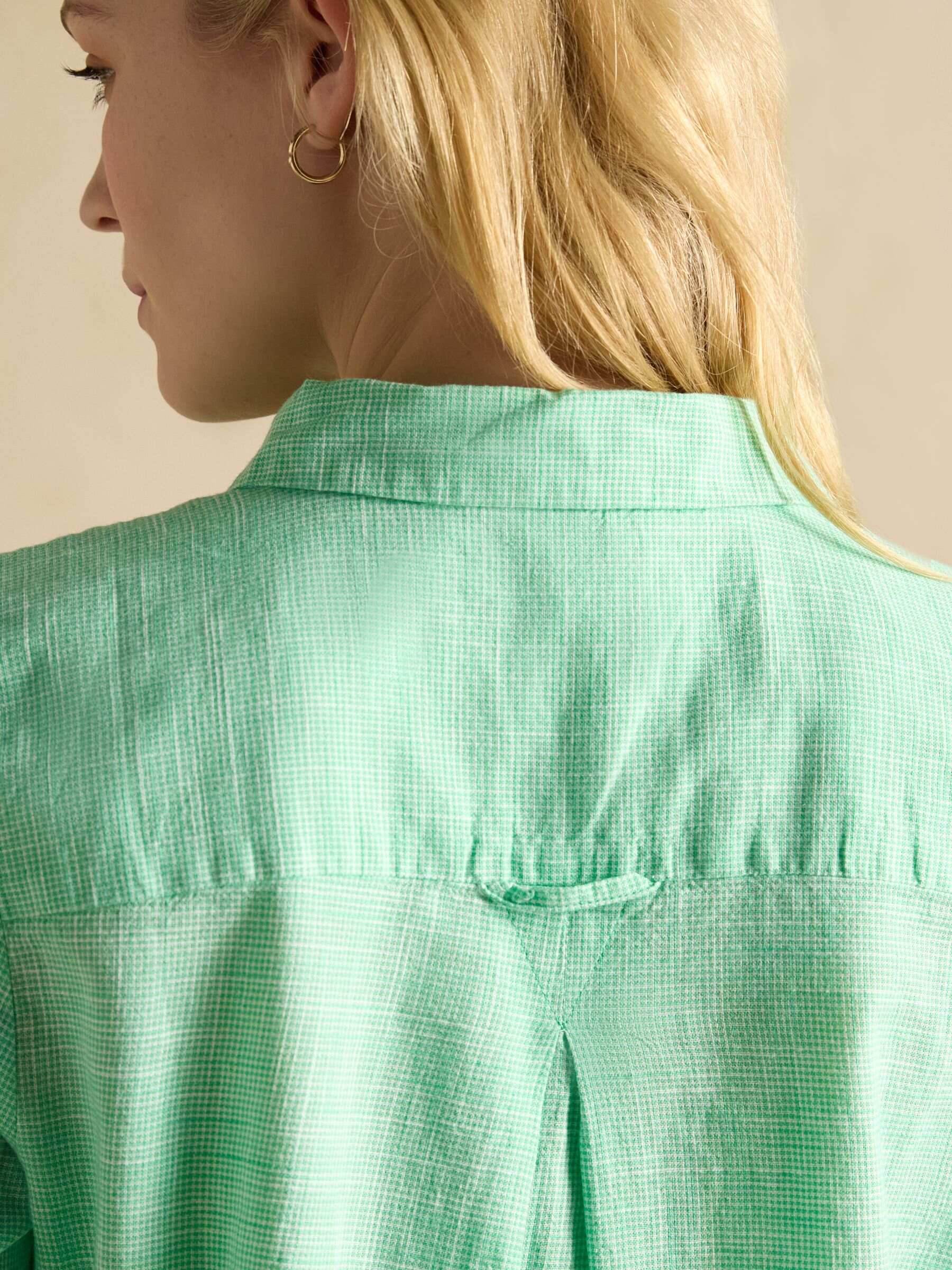 Ida Green Cotton Shirt