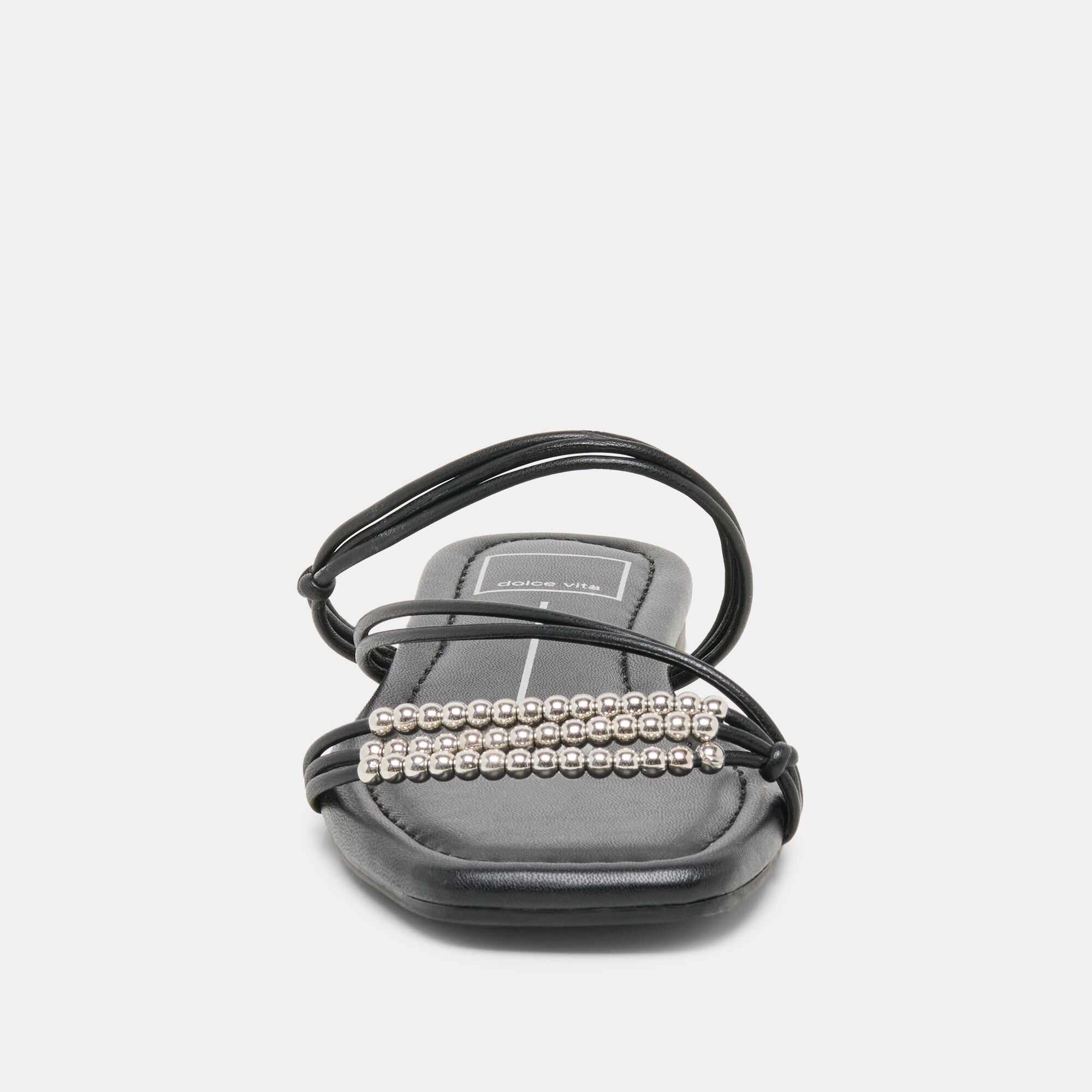 LYNDEE BEAD SANDALS BLACK STELLA