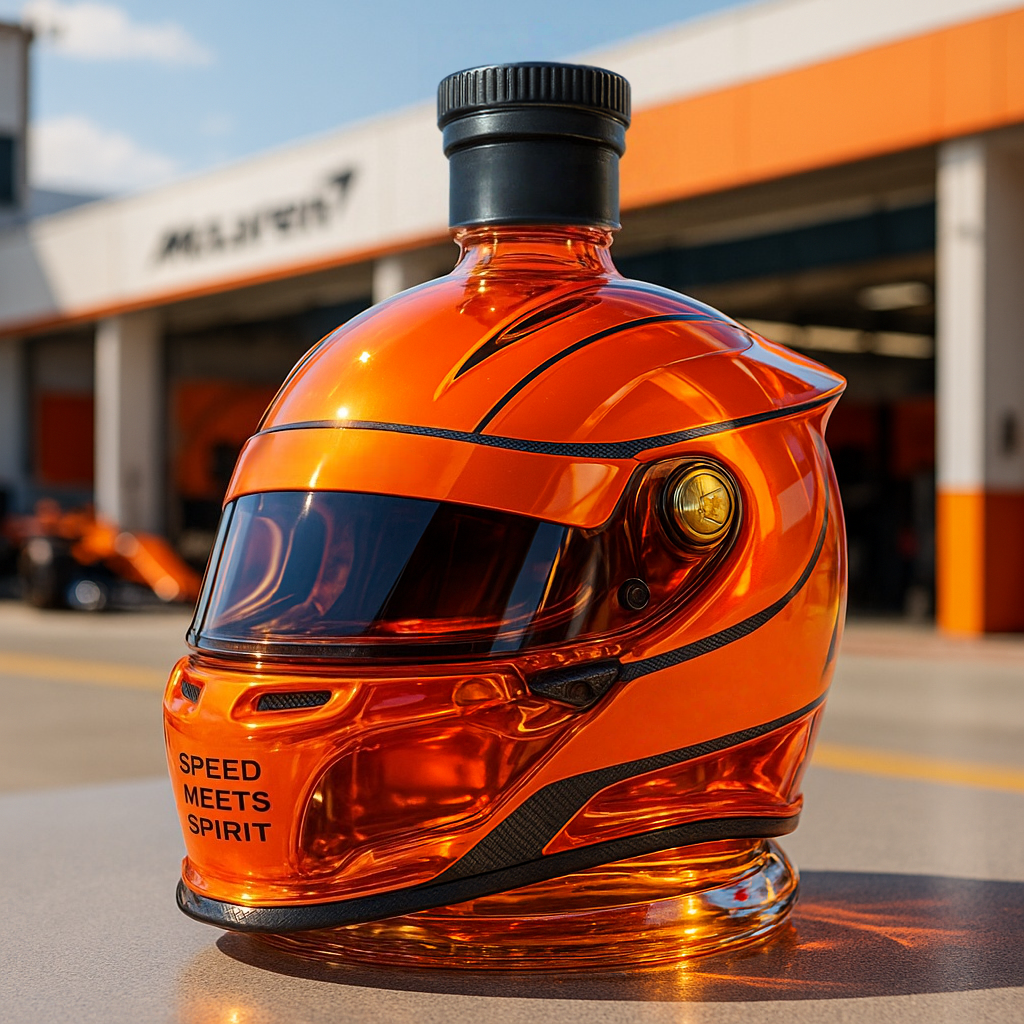 McL Helmet Edition Whiskey Bottle