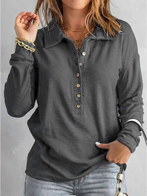 🔥Summer Arrivals🌟Women's Cotton V-Neck Comfortable Shirt