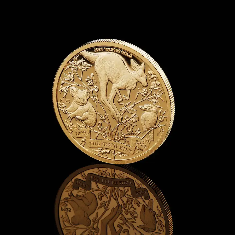 Perth Mint 125th Anniversary 2024 $100 1oz Gold Proof Coin