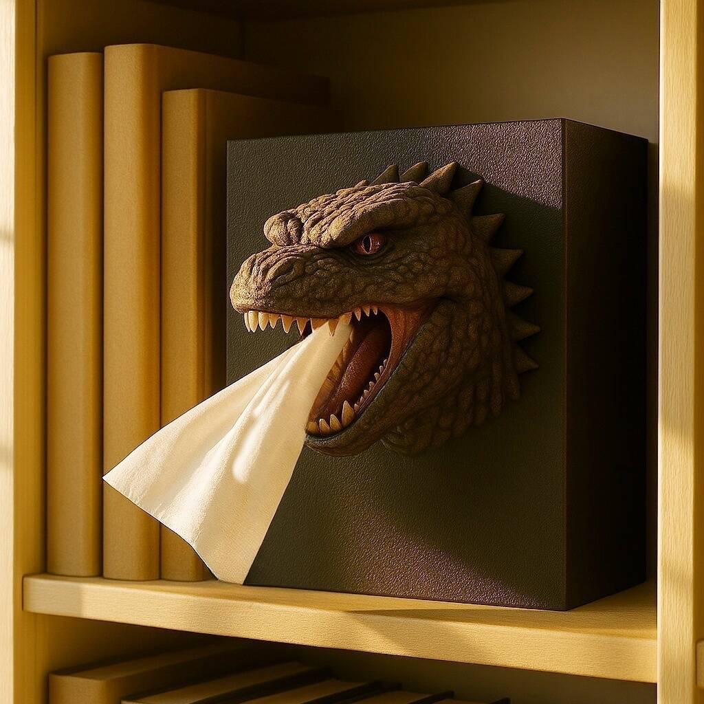 🦖King Of Monster Tissue Box