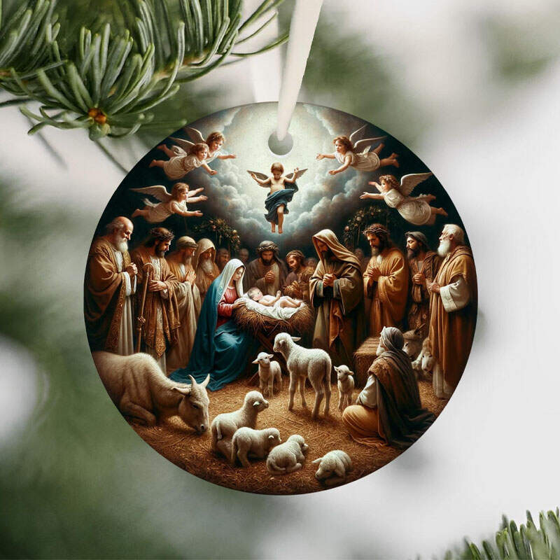 Christmas Nativity Scene Ornament