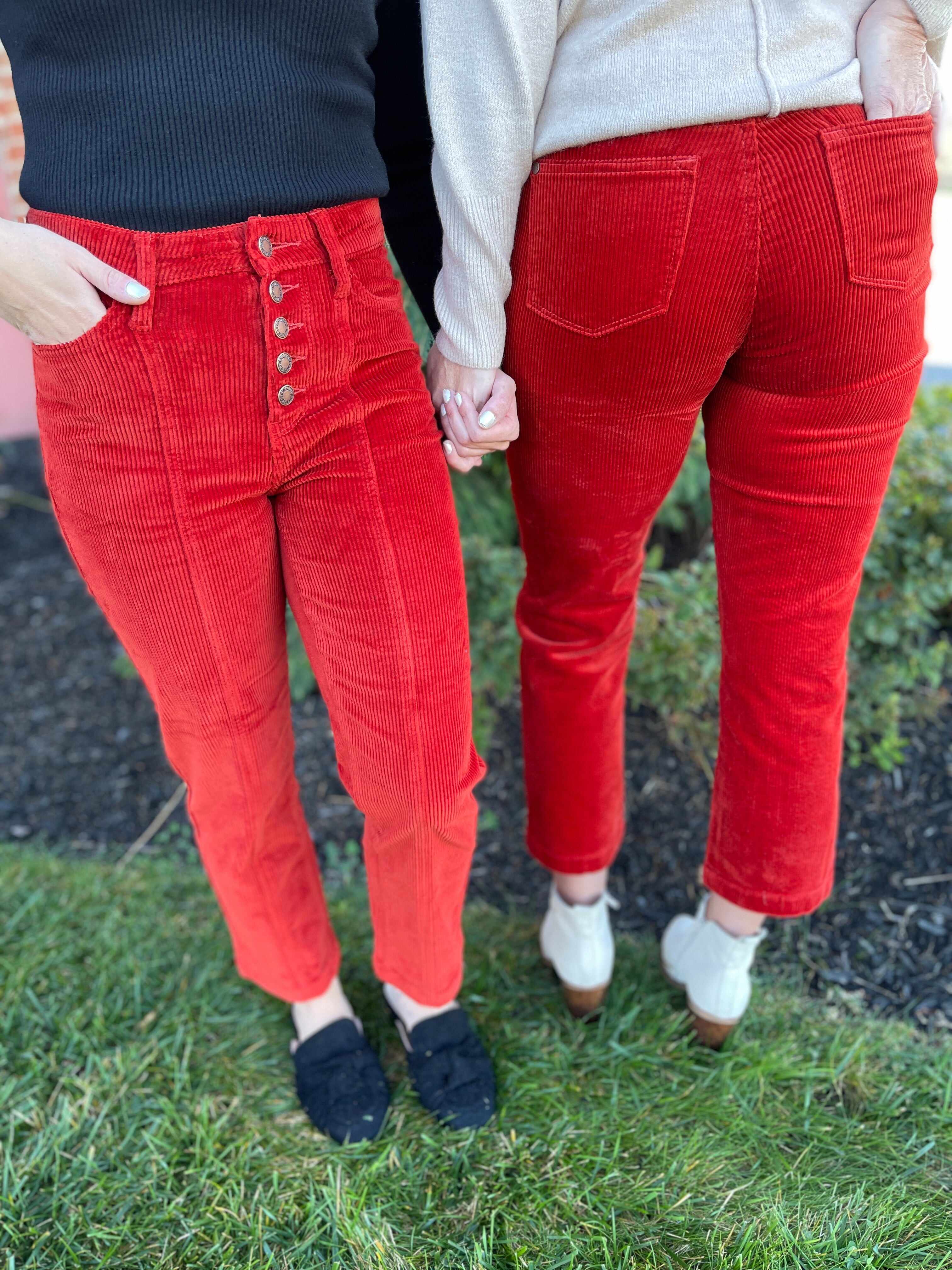 Plus/Reg Spice Up Your Life Corduroy Pants