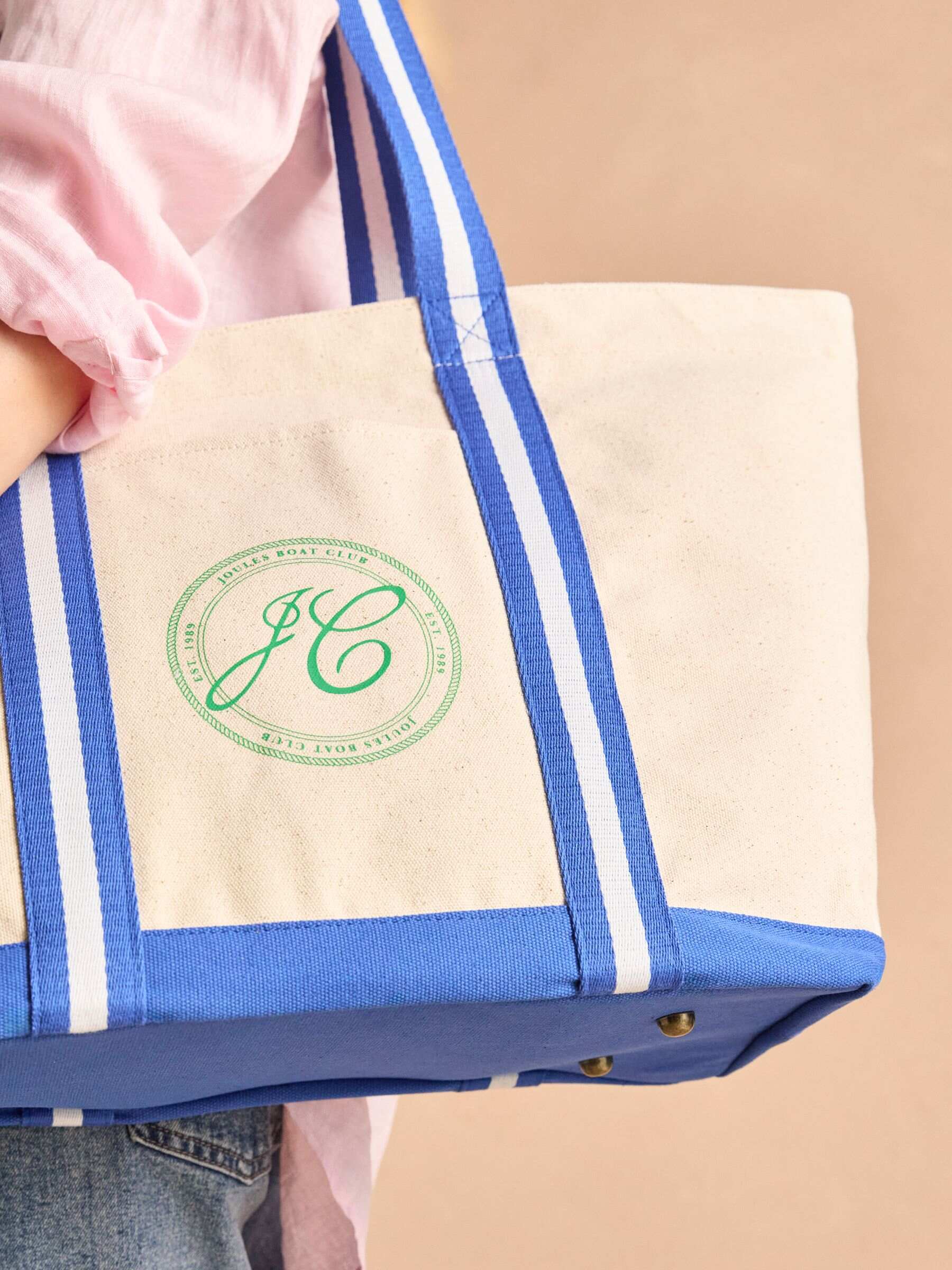 Cream Boat Club Tote
