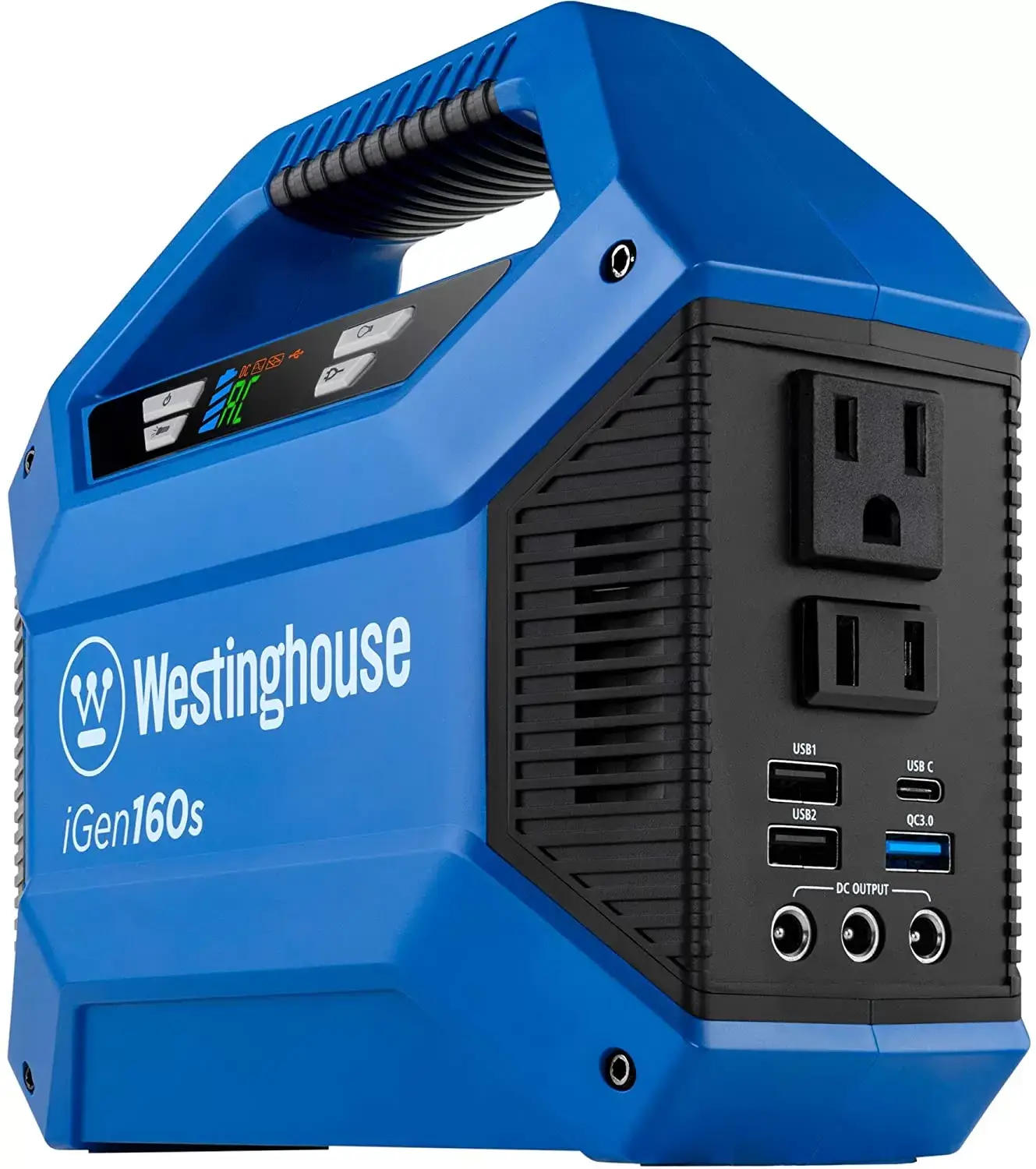 Westinghouse 155Wh 150 Peak Watt Portable Power Station and Solar Generator, Pure Sine Wave AC Outlet, Backup Lithium Battery for Camping, Home, Travel, Indoor/Outdoor Use (Solar Panel Not Included)