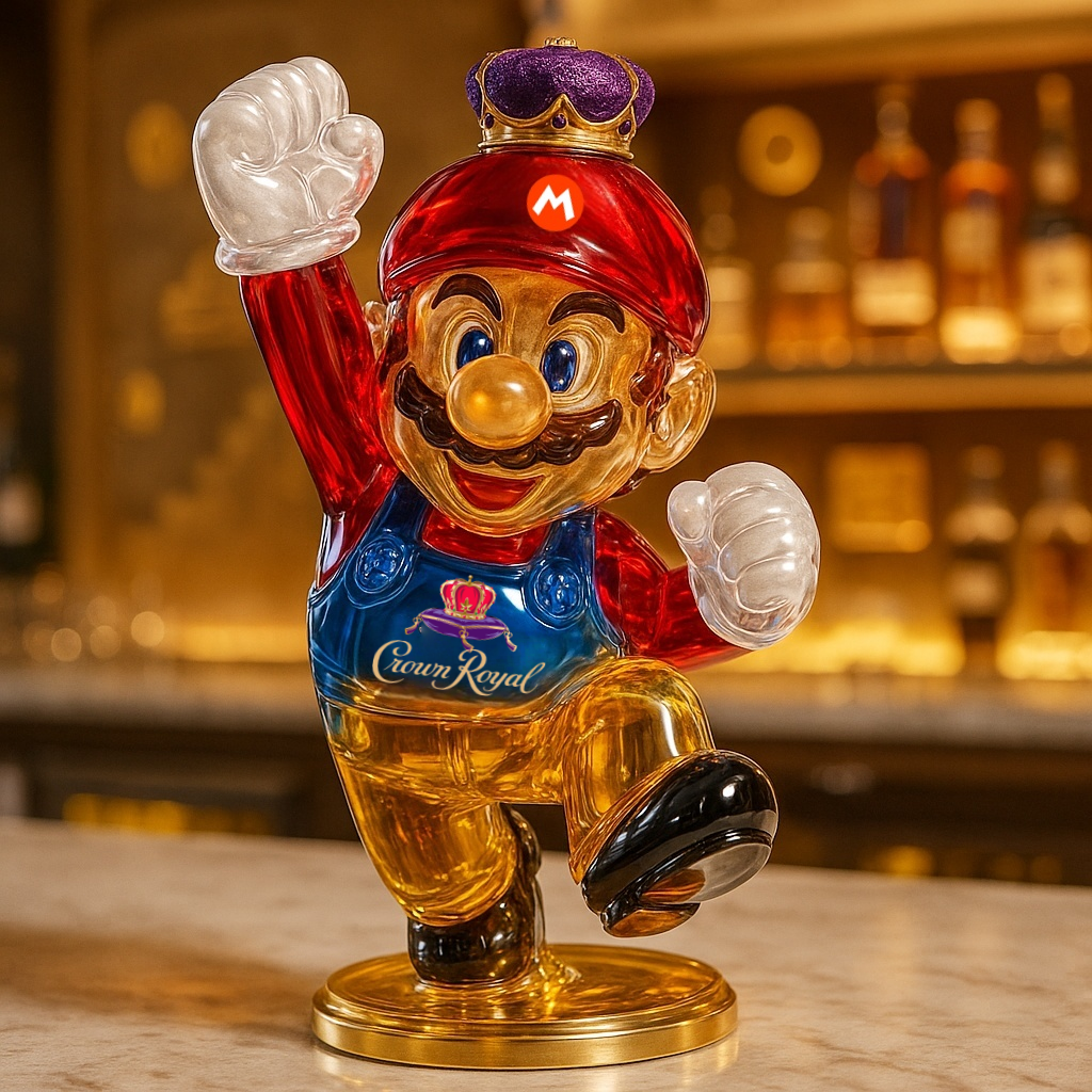 Superhero Whiskey Bottle