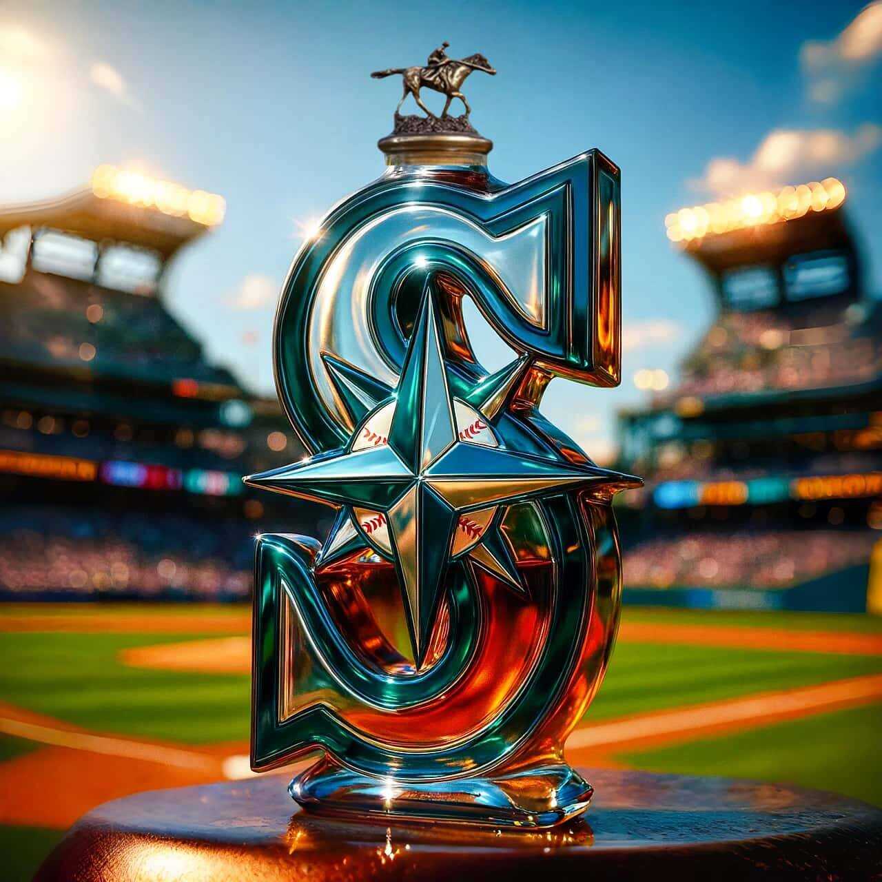 Seattle Mariners Whiskey Bottle