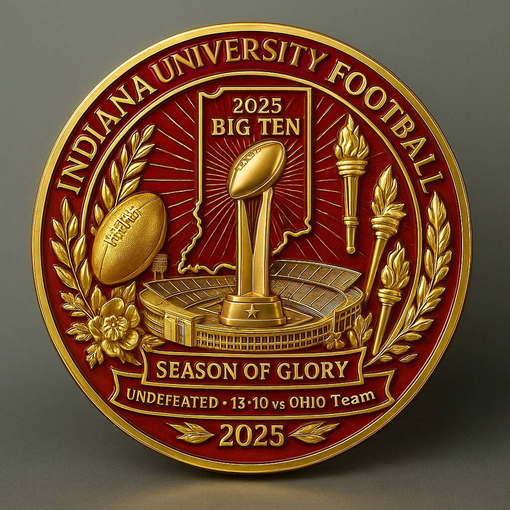 2025 Big Ten Champions The Hoosiers Commemorative Coin