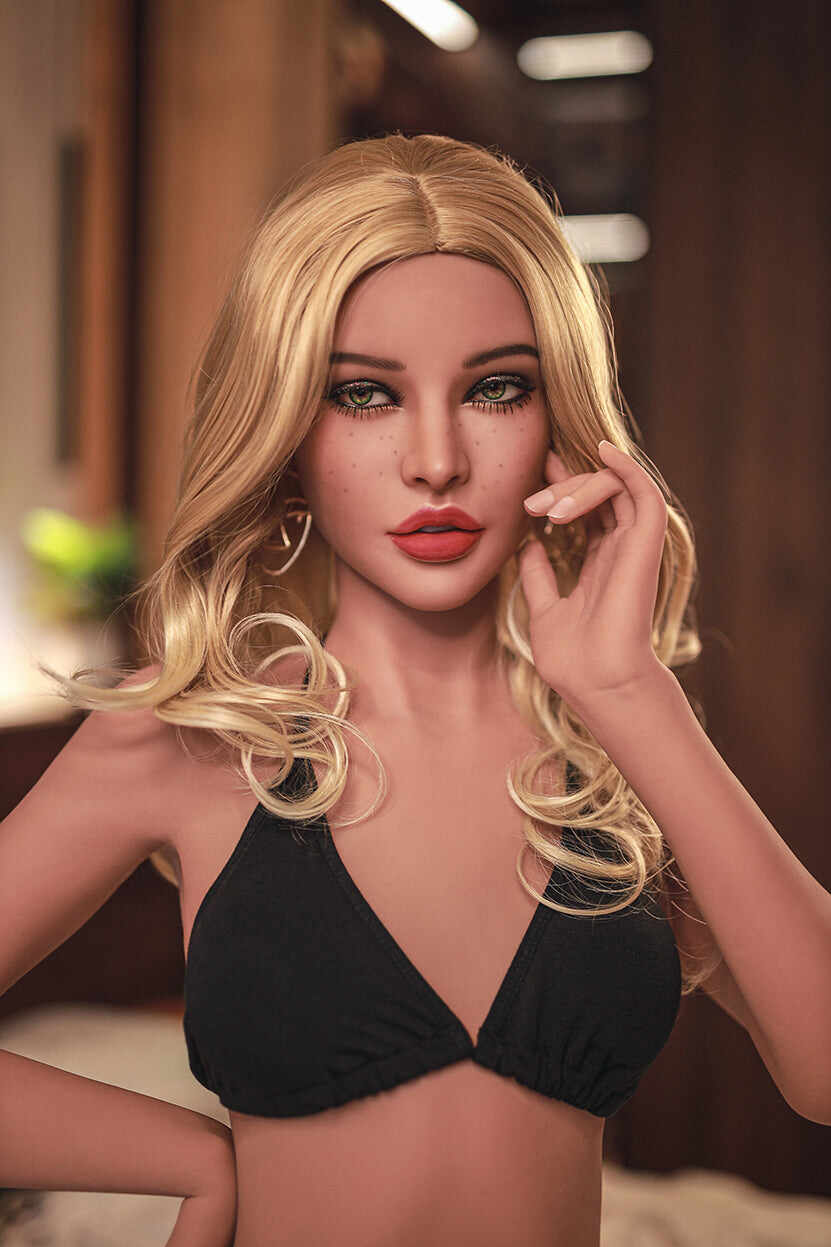 Dolls Castle Allison 5ft34/ 163cm B#DC03 Head TPE Small Chest Blonde Skinny Sex Doll