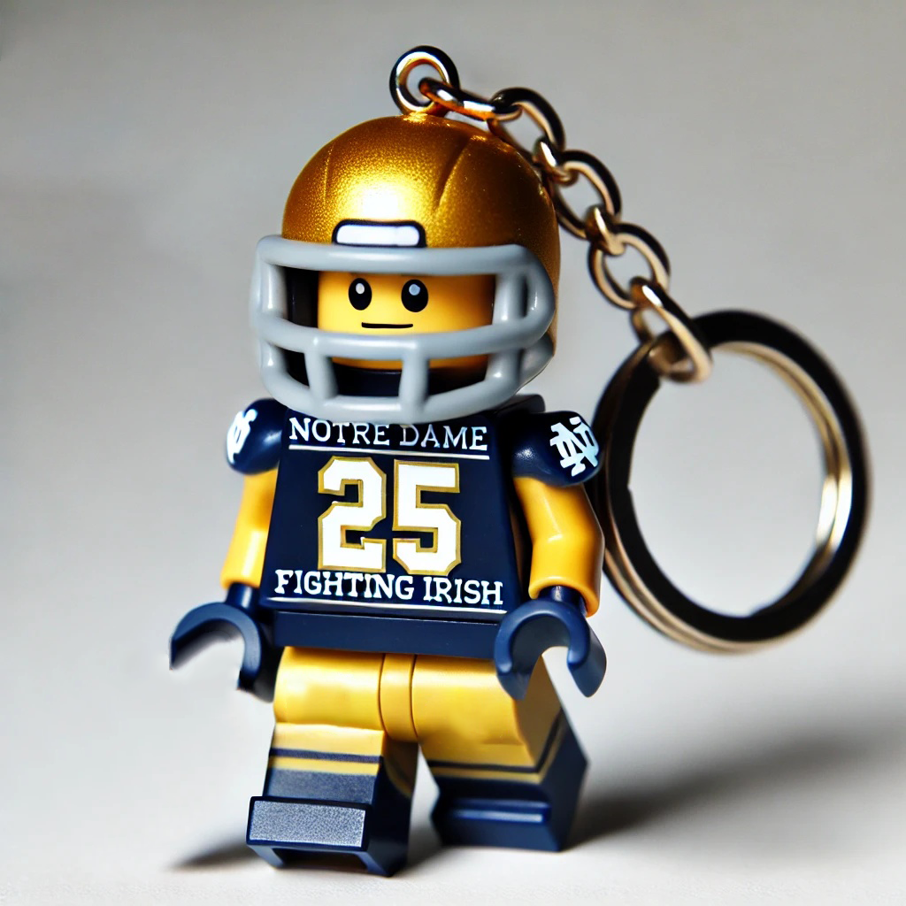 College Football Keychain