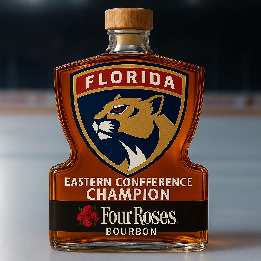 Florida Panthers Eastern Championship Whisky Bottle