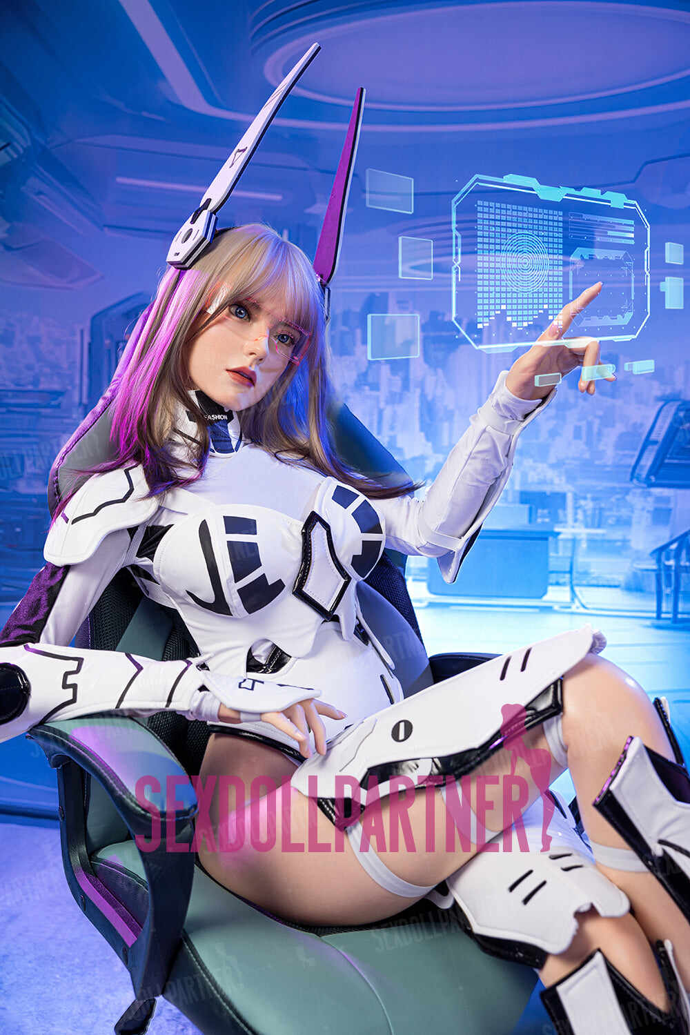 EU Stock - 2025 Latest Version RIDMII Tenar Unique Design Silicone Head AI Talking Realistic Robot Sex Doll Head Only