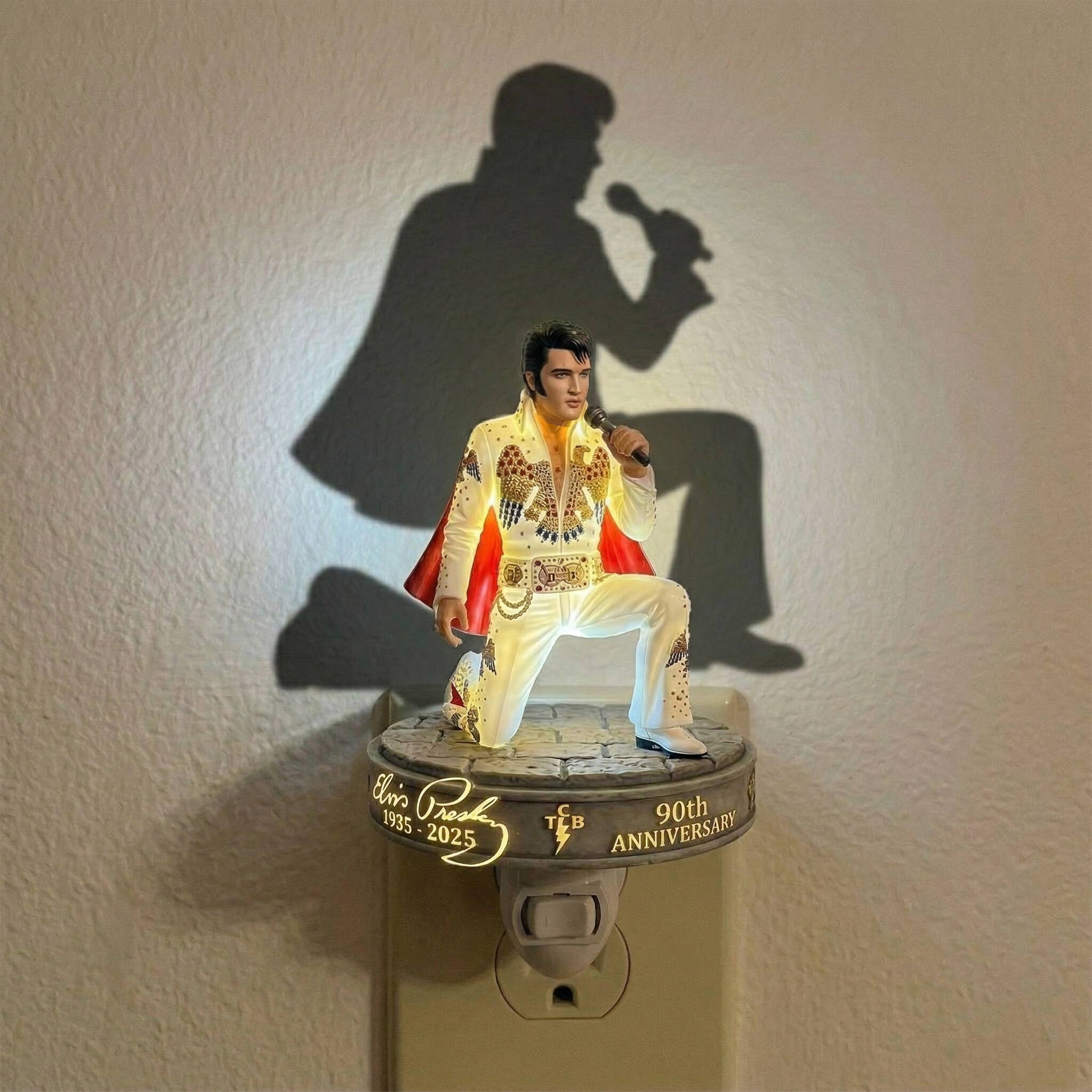Elvis Tribute Night Light – 90th Anniversary Collector Display