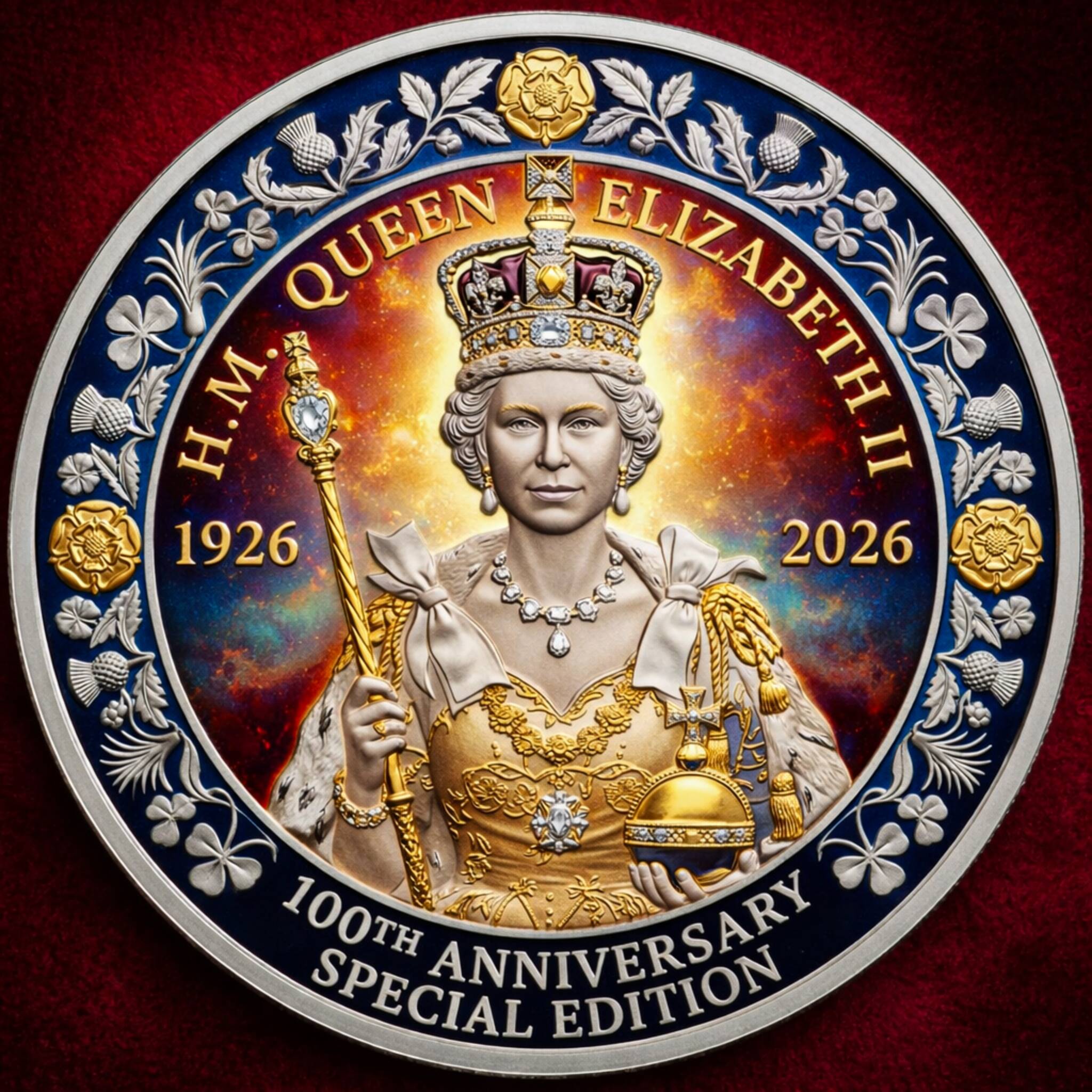Queen Elizabeth II 100th Anniversary Coin