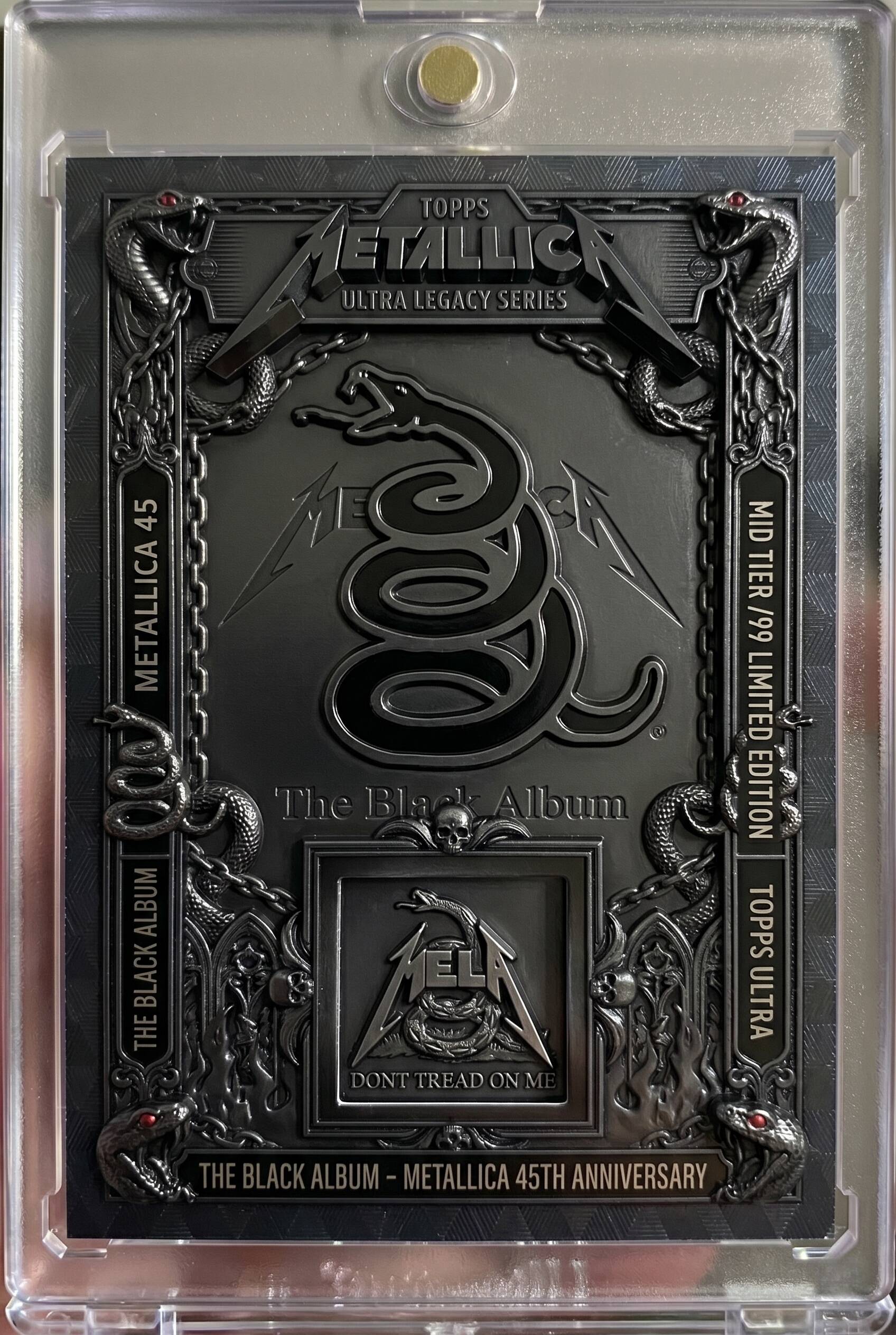 Metallica 45th Anniversary Trading Cards Collector Box