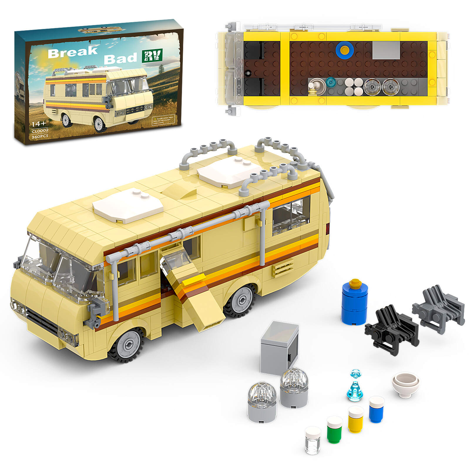 Breaking Bad RV Van Building Block Set